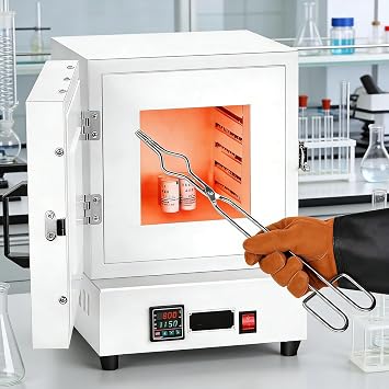2000w Electric Burnout Oven Kiln, Muffle Furnace High Temperature Burnout Oven Integrated Laboratory Jewelry Processing Furnace 1150C Highest Temperature