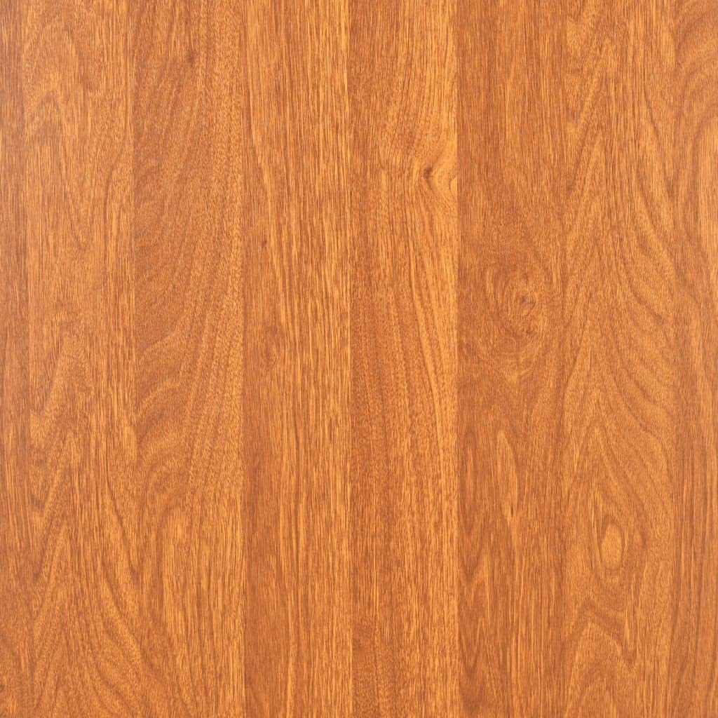 Stół do jadalni, brązowy, 120 x 70 x 75 cm, nowoczesny stół do jadalni z płyty MDF i stali, do kuchni i jadalni, trwała konstrukcja dla rodzin