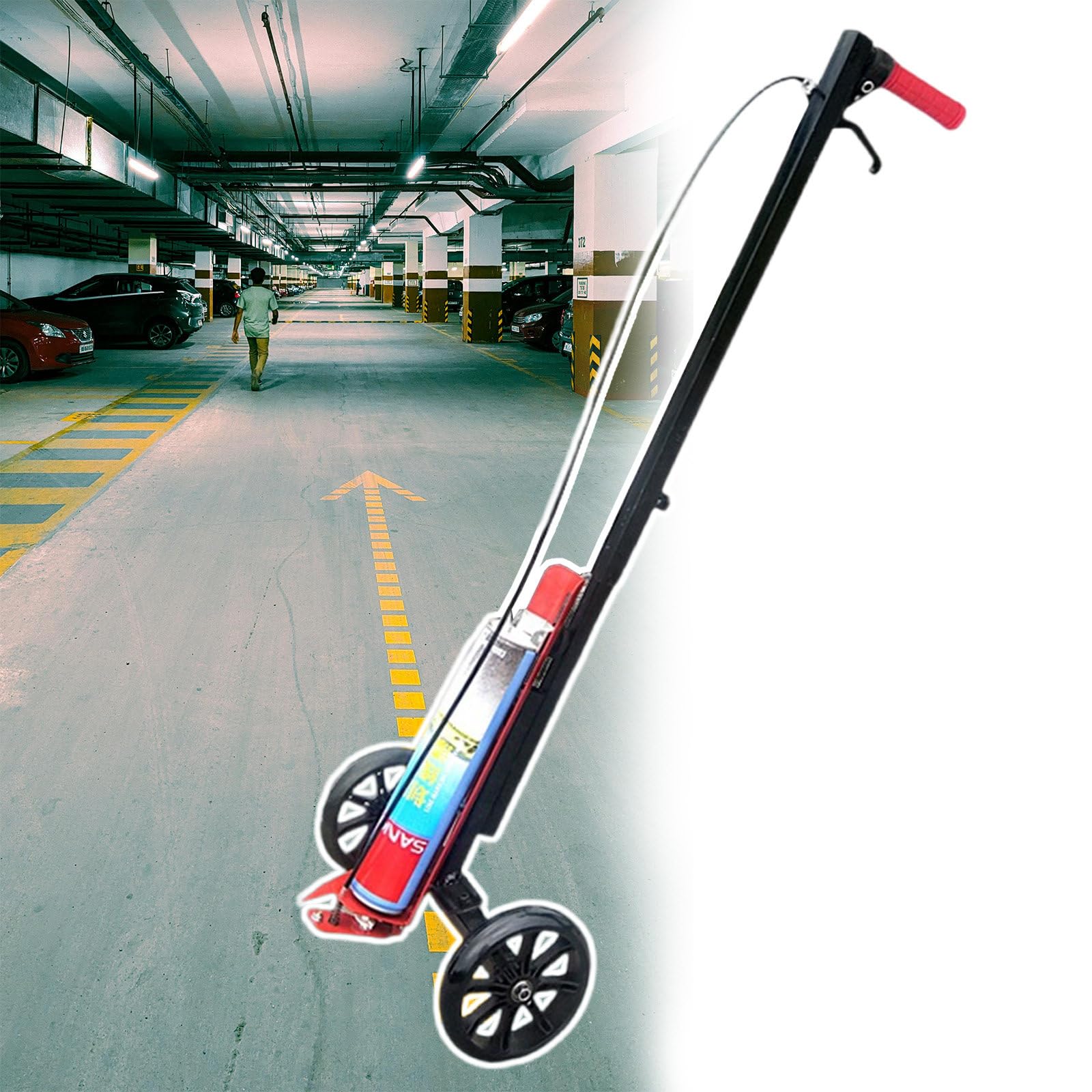 IUokLU Line Painting Machine with Adjustable Spray Width for Parking Lots and Sports Fields