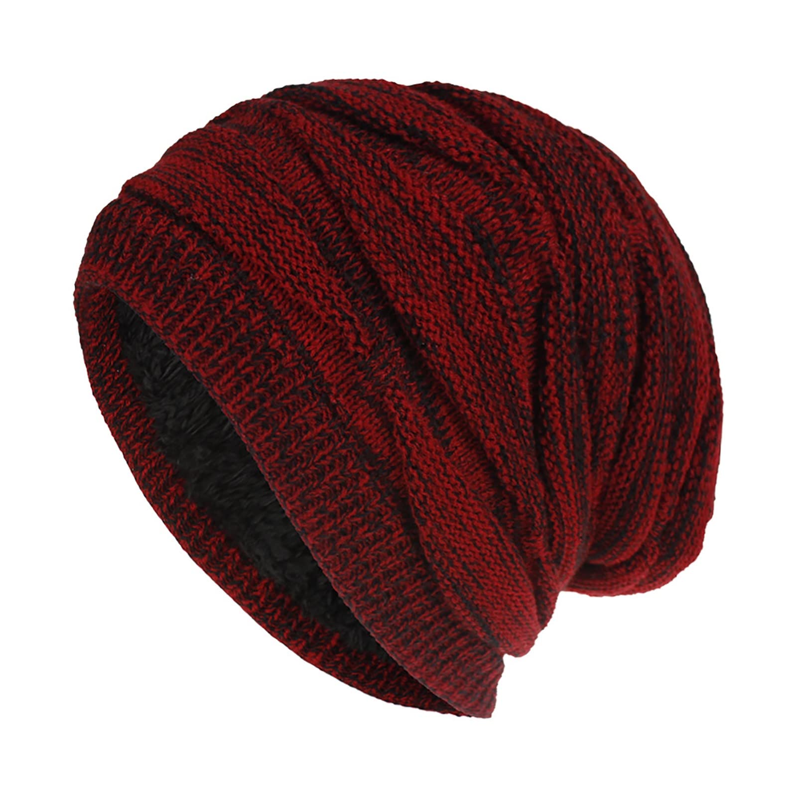 Gorros de Invierno, Gorro de Punto de Invierno para Mujeres y Hombres, Gorros de Punto para Mantenerse abrigados(B-One Size)