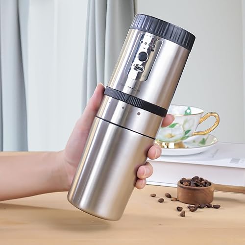 Miniatura 2 de Molinillo electrónico 2 en 1 para verter sobre cafetera, molinillo eléctrico de granos de café de acero inoxidable, molinillo de granos de café,
