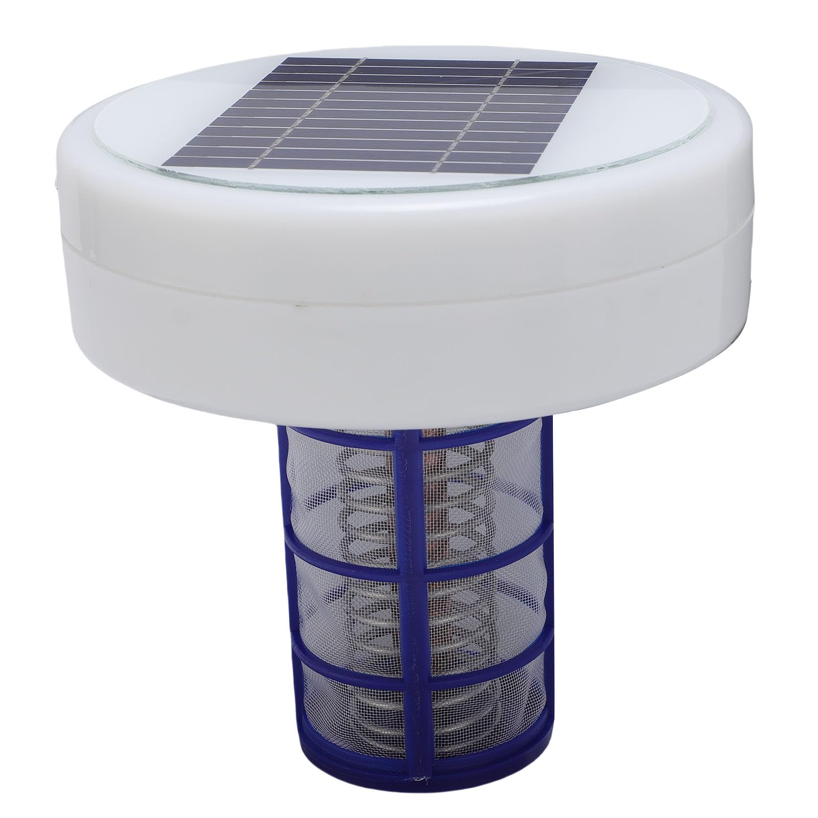 GLOGLOW Zasilany energią słoneczną Jonizator Basenowy Pływający środek do Czyszczenia Basenu z jonizacją Miedzi Automatyczne światło LED do Basenów Spa o Pojemności 35 000 Galonów
