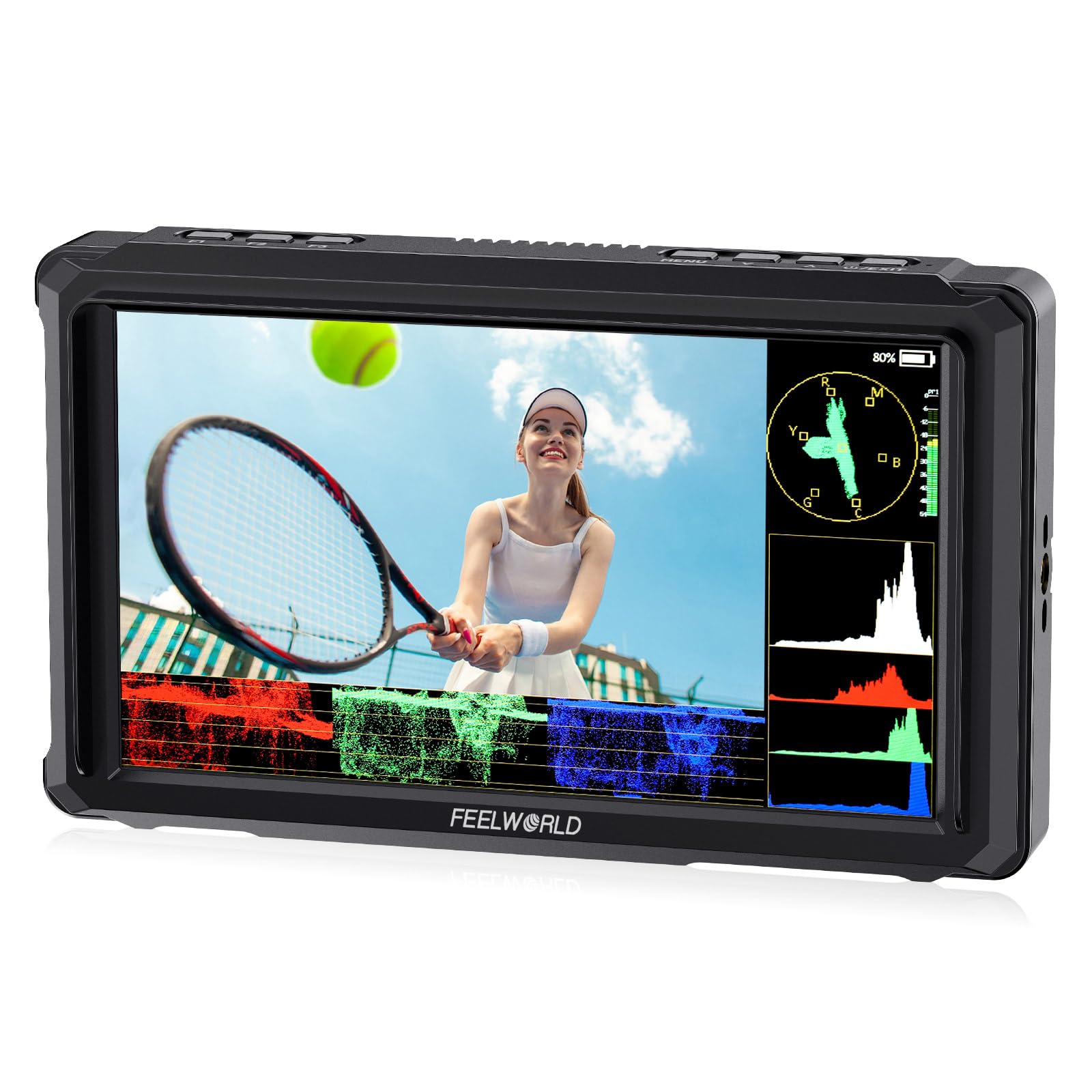 FEELWORLD FW568 PRO 6 Inch 1200nit High Bright Camera DSLR Field