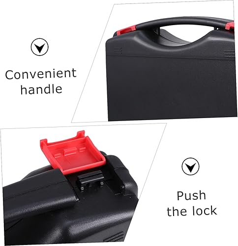 Miniatura 8 de Caja de herramientas de plástico multifuncional portátil de gran capacidad de almacenamiento de herramientas Caja organizadora de almacenamiento de
