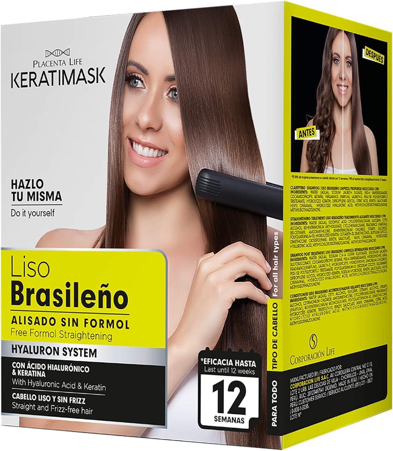 Be Natural Keratimask Brazilian Straightening Kit 150 ml Professional Long Lasting Result Be Natural Keratimask Brazilian Straightening Kit 150 ml Professional Long Lasting Result