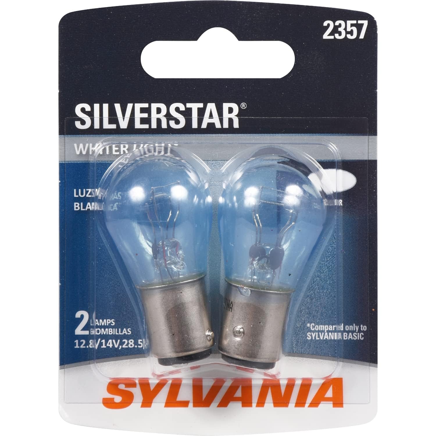 SYLVANIA - 2357 SilverStar Mini Bulb (Contains 2 Bulbs)