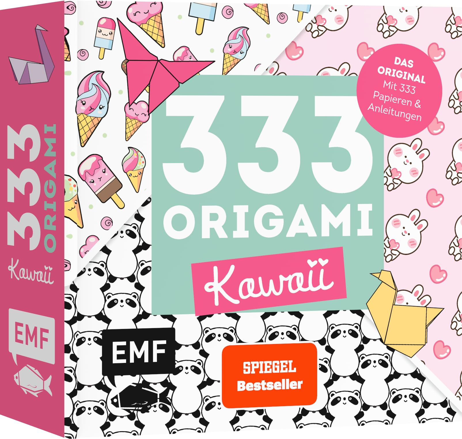 333 Origami - Kawaii: Mit Anleitungen und 333 feinen Papieren - Hochwertiges Origami-Papier mit süßen Motiven