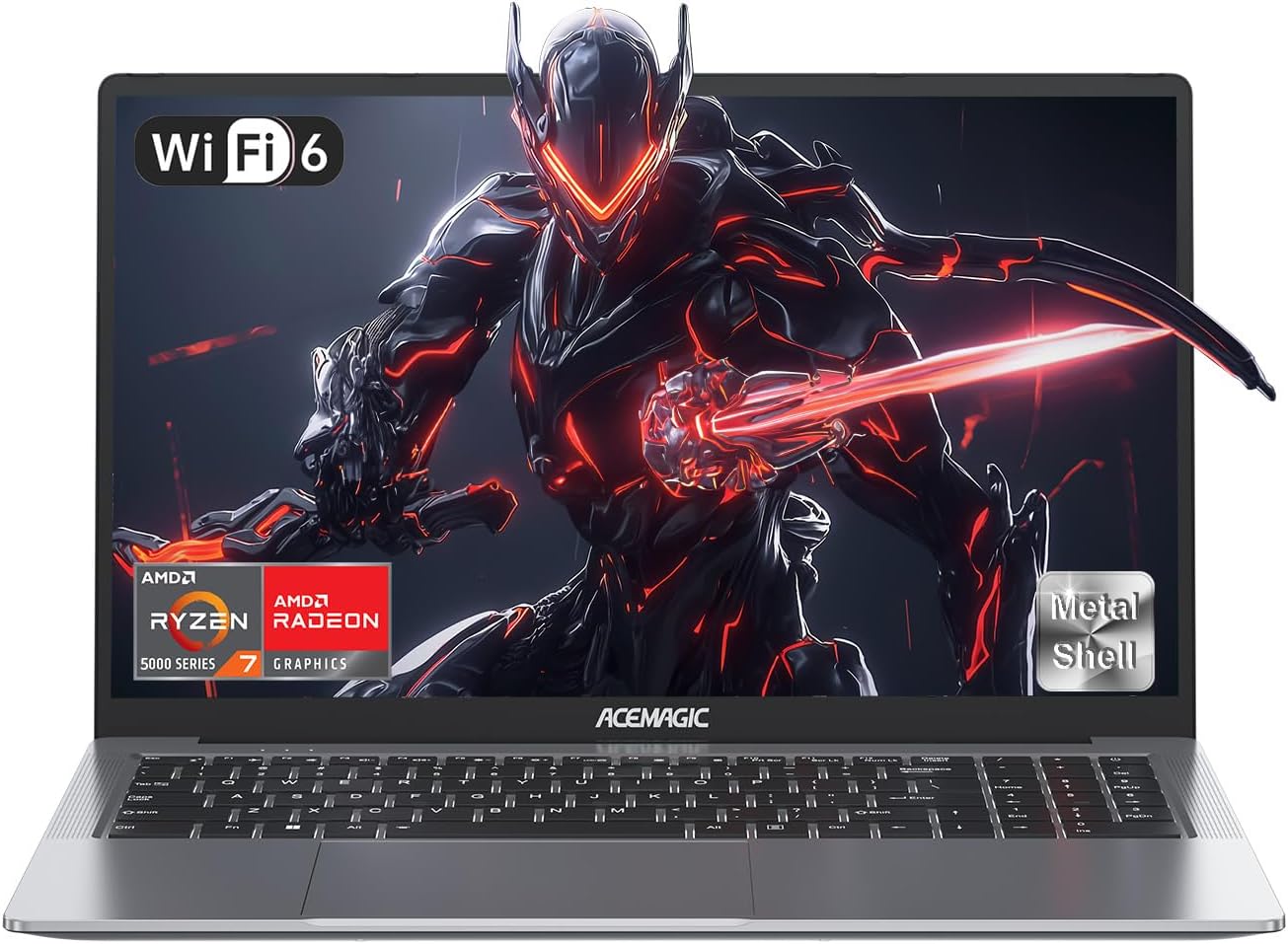 2025 Gaming Laptop Computer - 16'' FHD Display Laptop with Ryzen 7 7730U Processor (Up to 4.5 Ghz), 16GB Ram DDR4x2 512GB SSD Notebook with Keyboard, Support WiFi 6