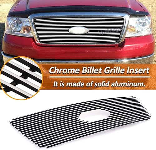 Miniatura 4 de Insertos de parrilla de aluminio sólido para parrilla frontal estilo panal F150 2004 2005 2006 2007 2008