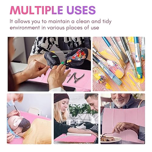 Miniatura 9 de Makartt Kit de extensión de uñas de poligel, color rosa transparente para primavera y verano, paquete con alfombrillas de uñas desechables, 50