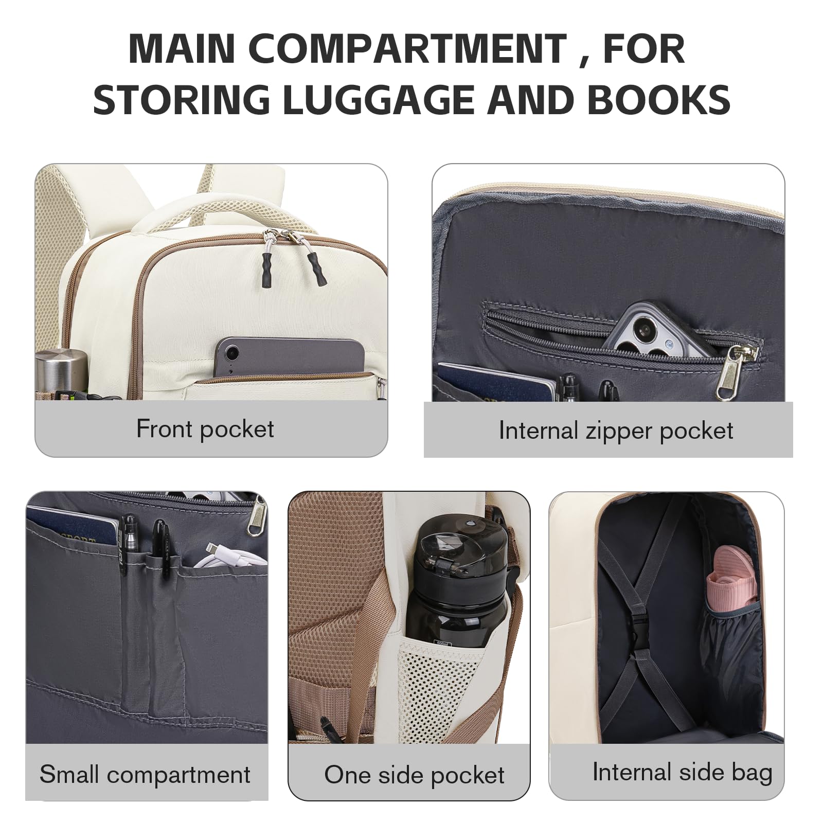 Hayayu Zaino Per Ryanair 40x30x20 40x20x25, Zaino Da Viaggio Aereo Bagaglio a Mano 40x30x20 per Wizzair per Easyjet 45x36x20,Borse Da Cabina Zainetto Donna Uomo Zaini Da Viaggio Con Foro USB