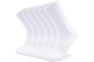 SOX TOWN Plain White Crew Socks: Your Essential Daily Comfort