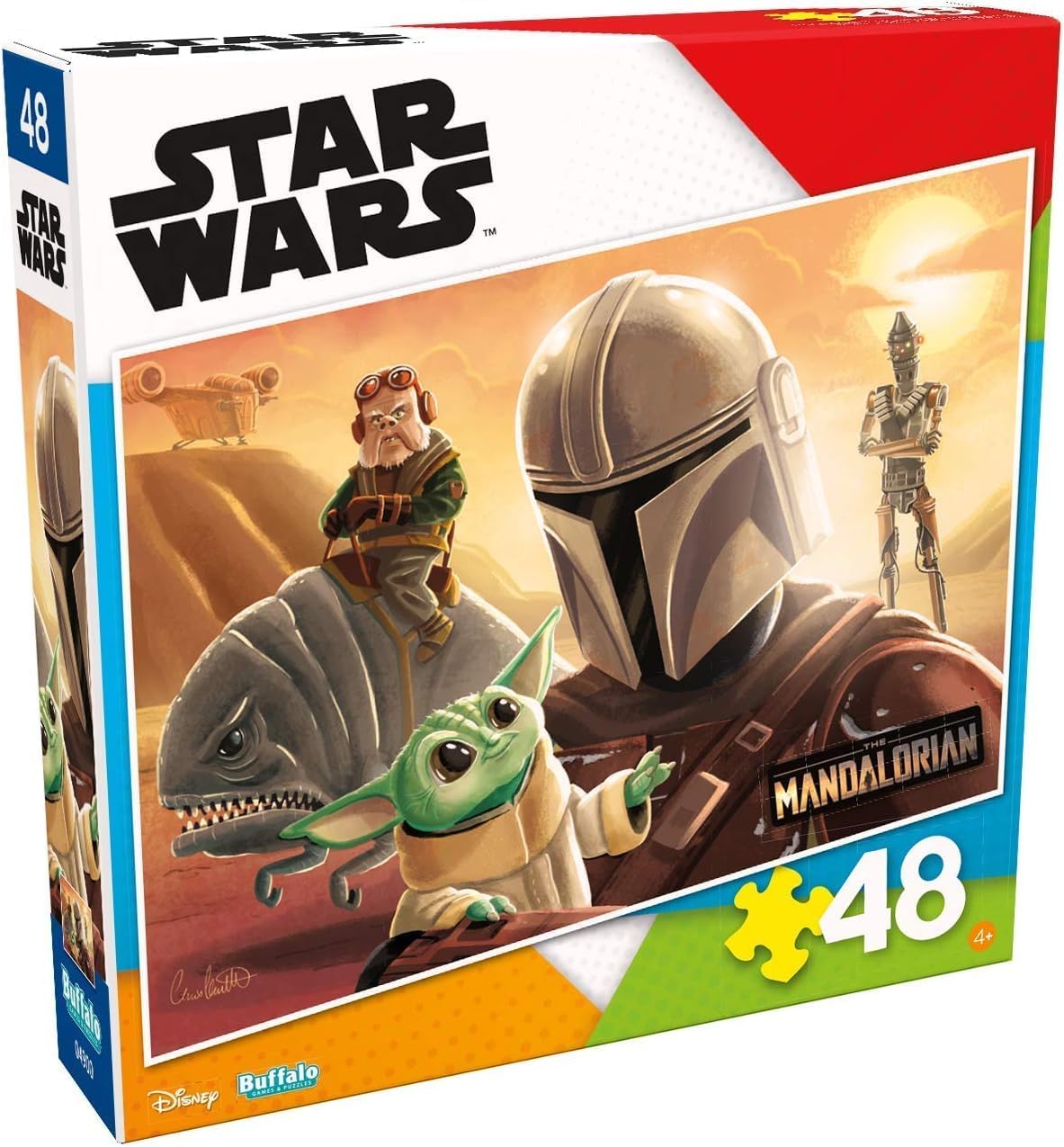 Buffalo Games - Star Wars - Precious Cargo - 48 Piece Jigsaw Puzzle for Families -Challenging Puzzle Perfect for Game Nights - Finished Size is