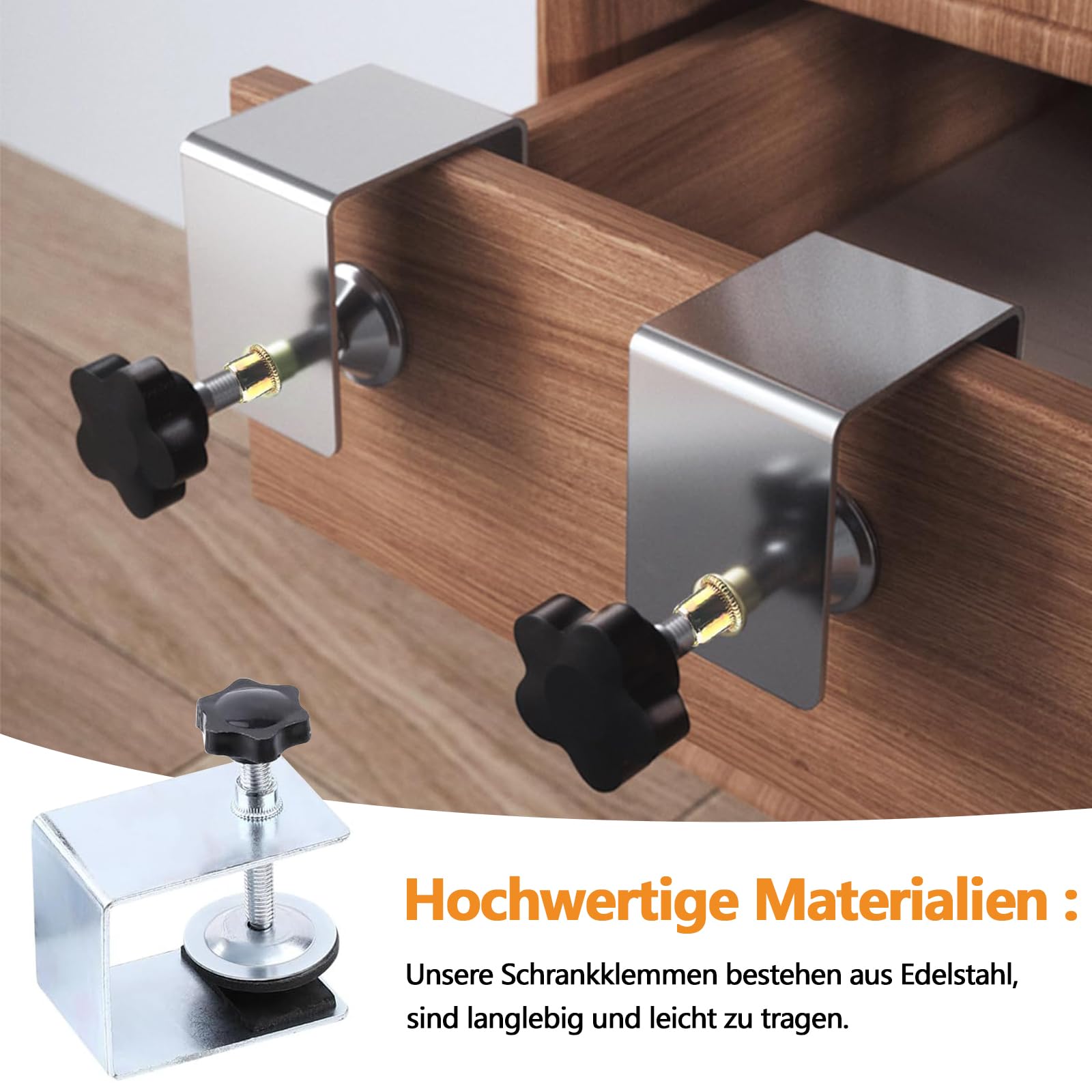 C-klem, delstaal heavy duty dragerklem, voor klemmen en spanners, houtbewerkingsgereedschap, doe-het-zelf en autoreparatie (B-30 mm