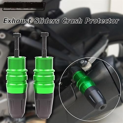 Vista 3 de Tapas deslizantes antichoque, accesorios de motocicleta para Kawasaki Z650 Z800 Z900 Z900RS Z1000 Z1000SX Protector de caídas (azul, 2)