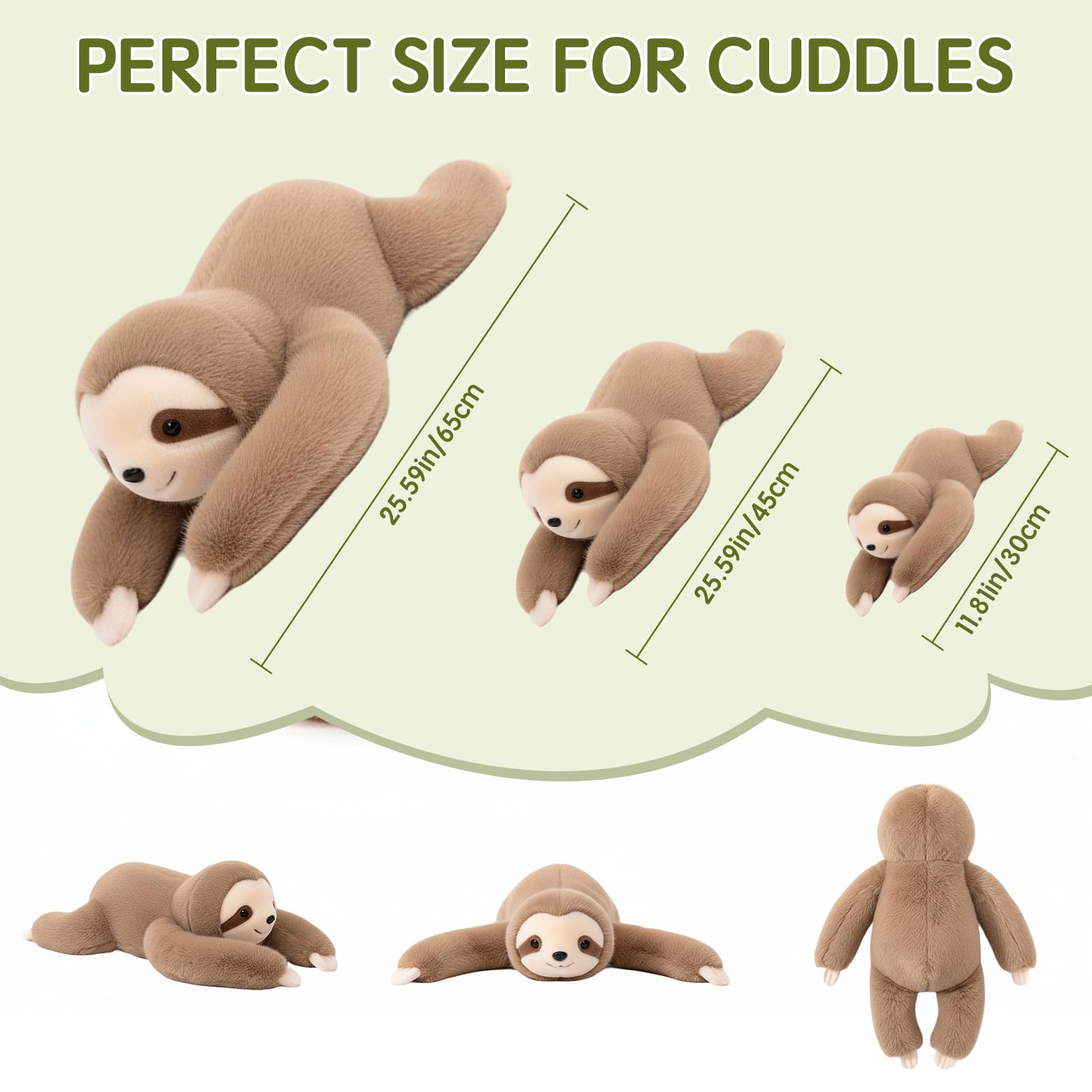 Kaelorae Weighted Plush Animals for Kids & Adults, Panda Teddy Bear Dinosaur Stuffed Toys - Image 2
