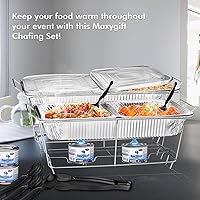 Vista 8 de Chafing Wire Rack Buffet Stand - Full Size Racks For Dish Serving Trays Food Warmer (6)