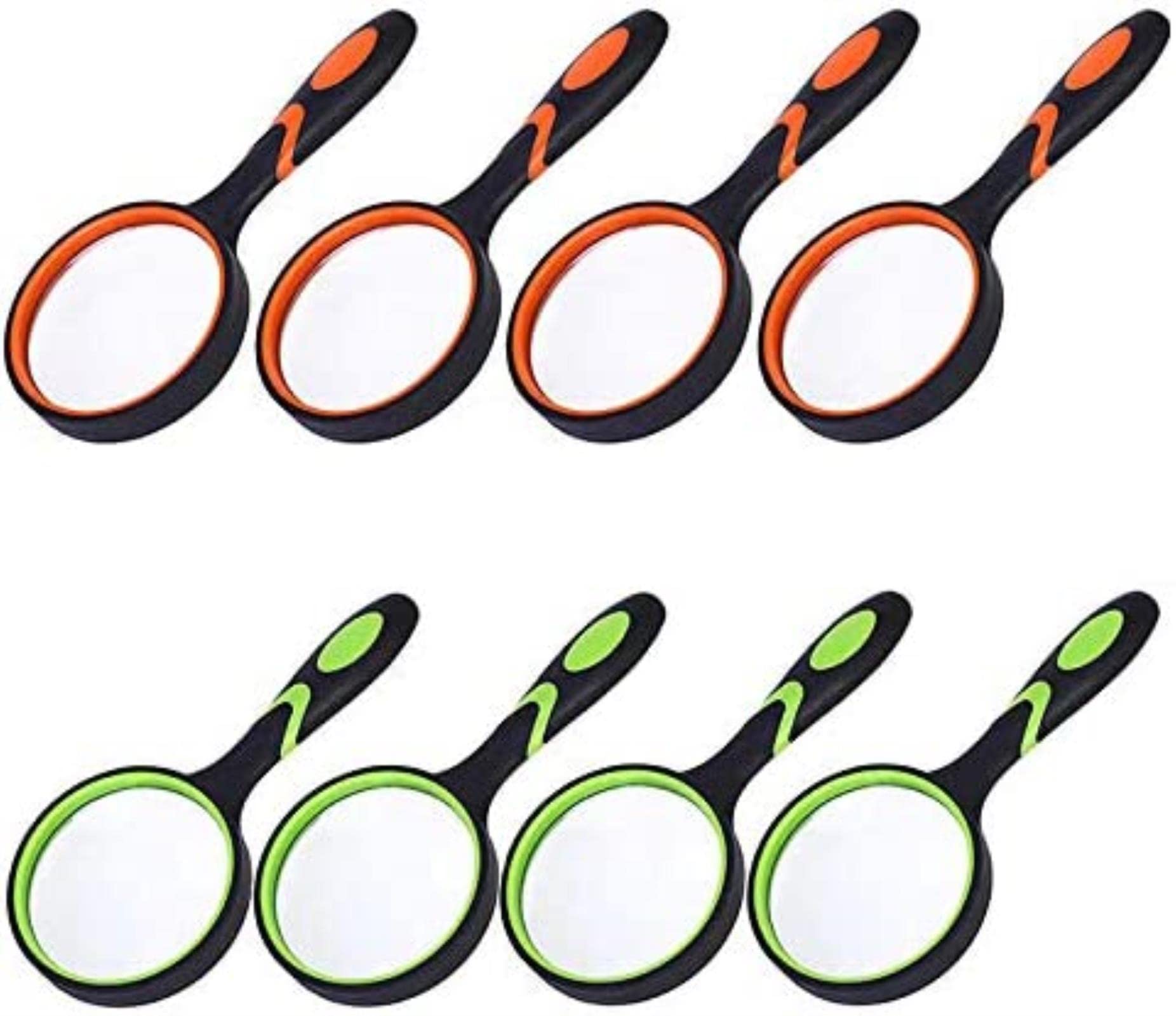 Lupe, Leseglas, Faltbare LED-Schreibtischlampe, Lupenbrille, 5-Zoll-Glaslinse, 10-fache Schwenklupe mit LED-Licht, höhenverstellbar, ideal zum Lesen, stabilisierende Freundschaft