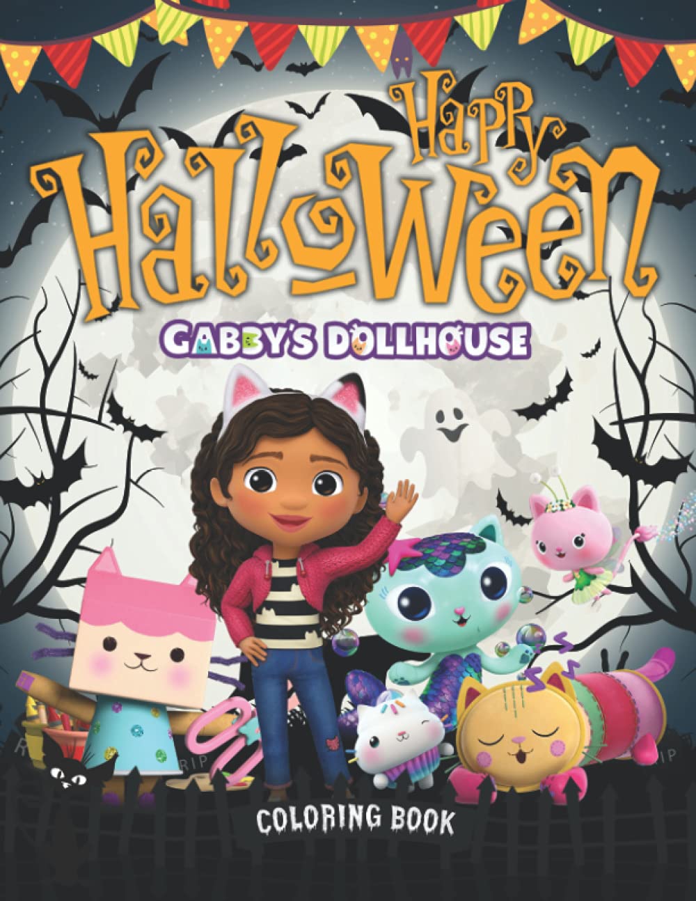 Buy Gabby's Dollhouse Halloween Coloring Book: An Unique Activity Book For Fan Of Gabby's ...