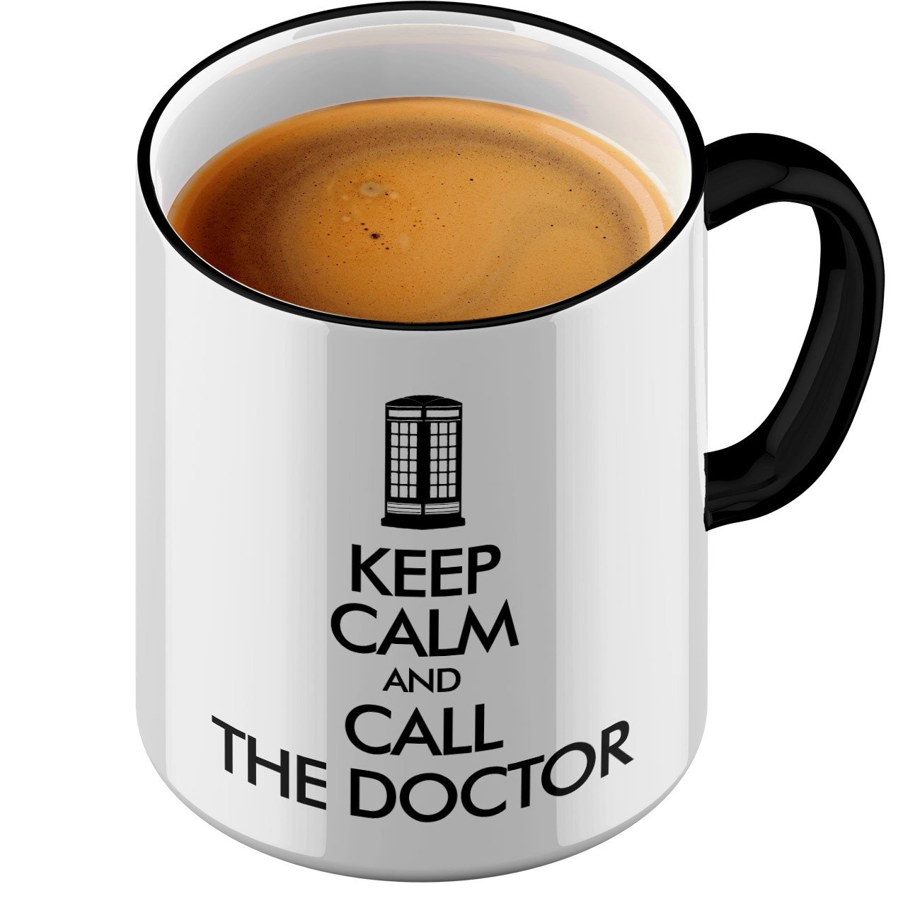 FunTasstic Mug Keep Calm and Call the Doctor – Coffee Mug Design by Stylotex
