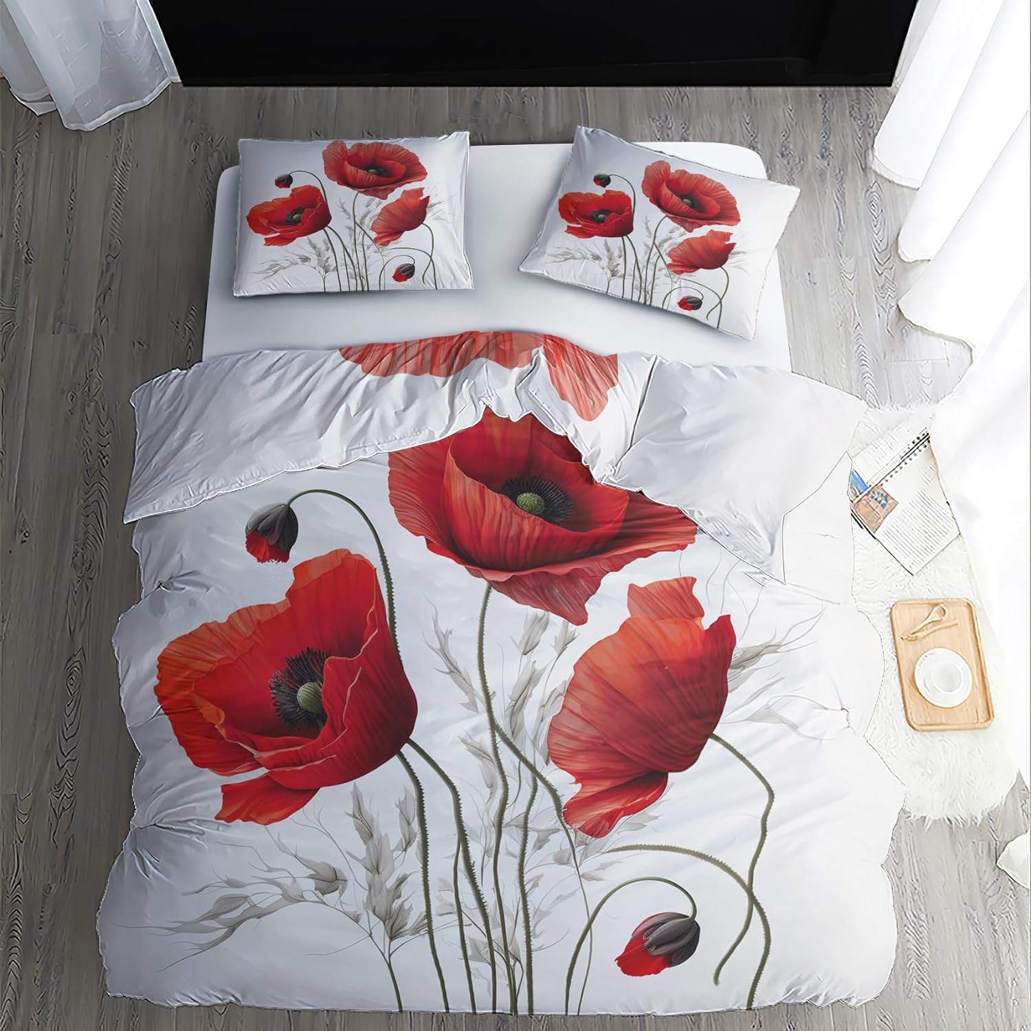 Housse de couette 140x200 dessin animé avec zip pour simplifier le lit au quotidien