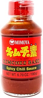 Momoya Kimchi No Moto Kimchee Base - Authentic Japanese Kimchi Starter, 6.7oz Jar for Homemade Ferments