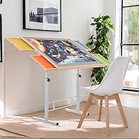 Vista 1 de Mesa de rompecabezas de 1500 piezas con cajones, mesas de rompecabezas ajustables de 35 x 26 pulgadas para adultos y niños Tablero de rompecabezas