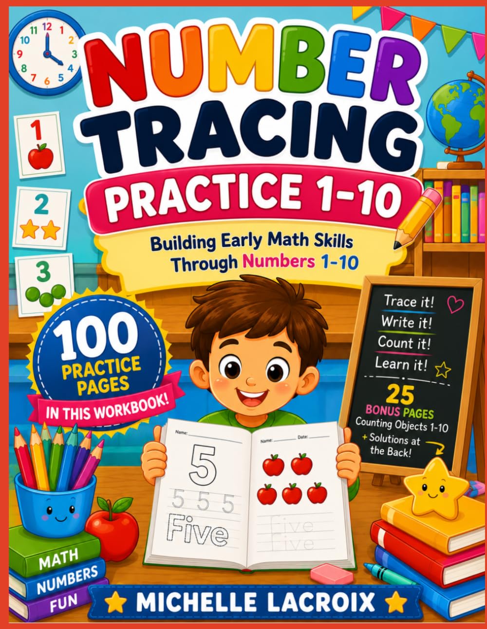 Number Tracing Practice 1-10: Building Early Math Skills Through Numbers 1-10