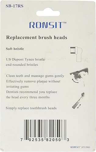 Miniatura 2 de Ronsit - Cabezales de repuesto compatibles con cepillo de dientes eléctrico 48121620 para cuidado profesionalcuidado profesional