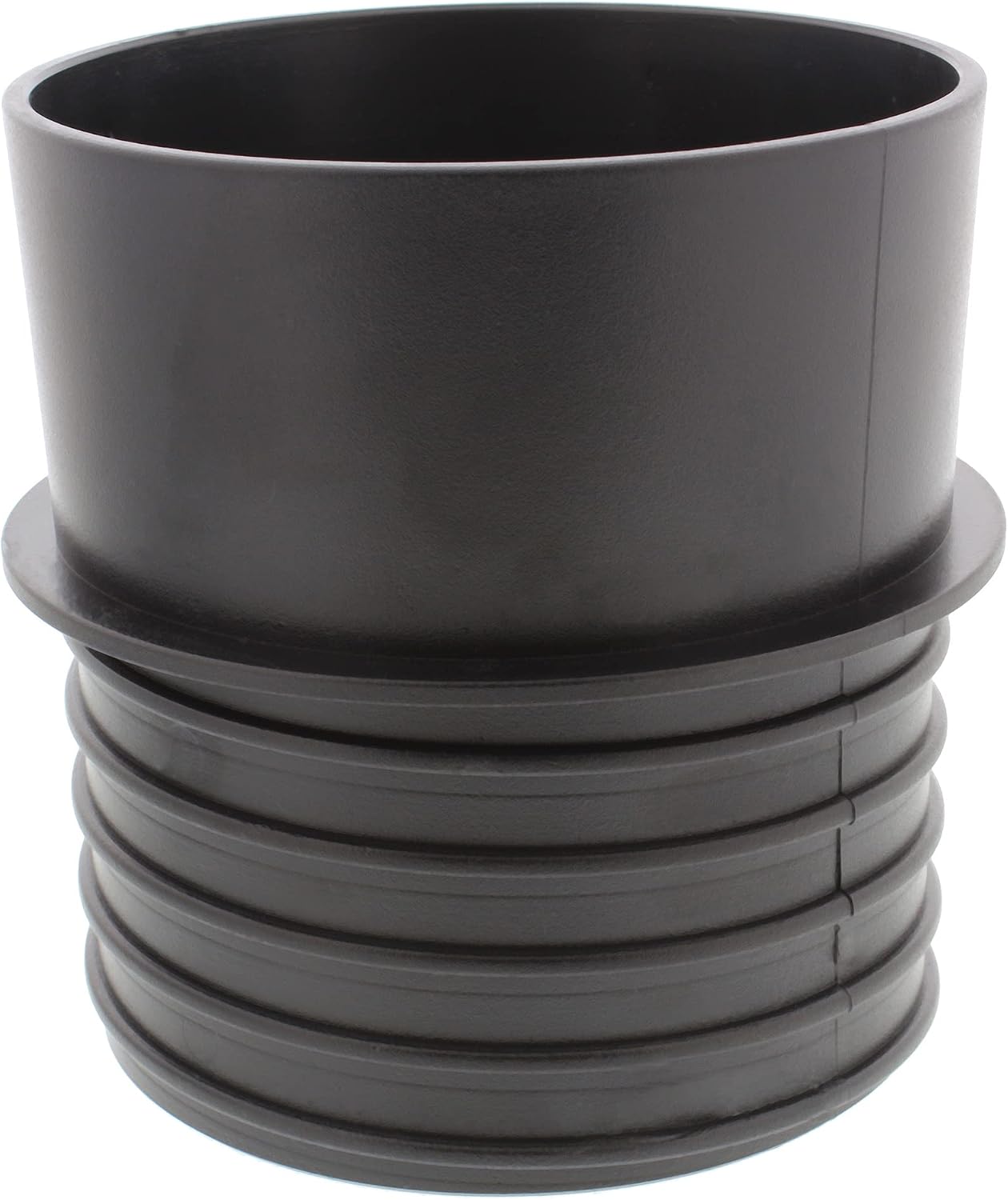 DCT 4in Plastic Pipe Threaded Quick Connect Adaptor Coupler 1-Pack, Flexible Hose Woodshop Saw Dust Collection