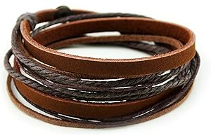 Genuine Leather Wrap Bracelets for Women & Men