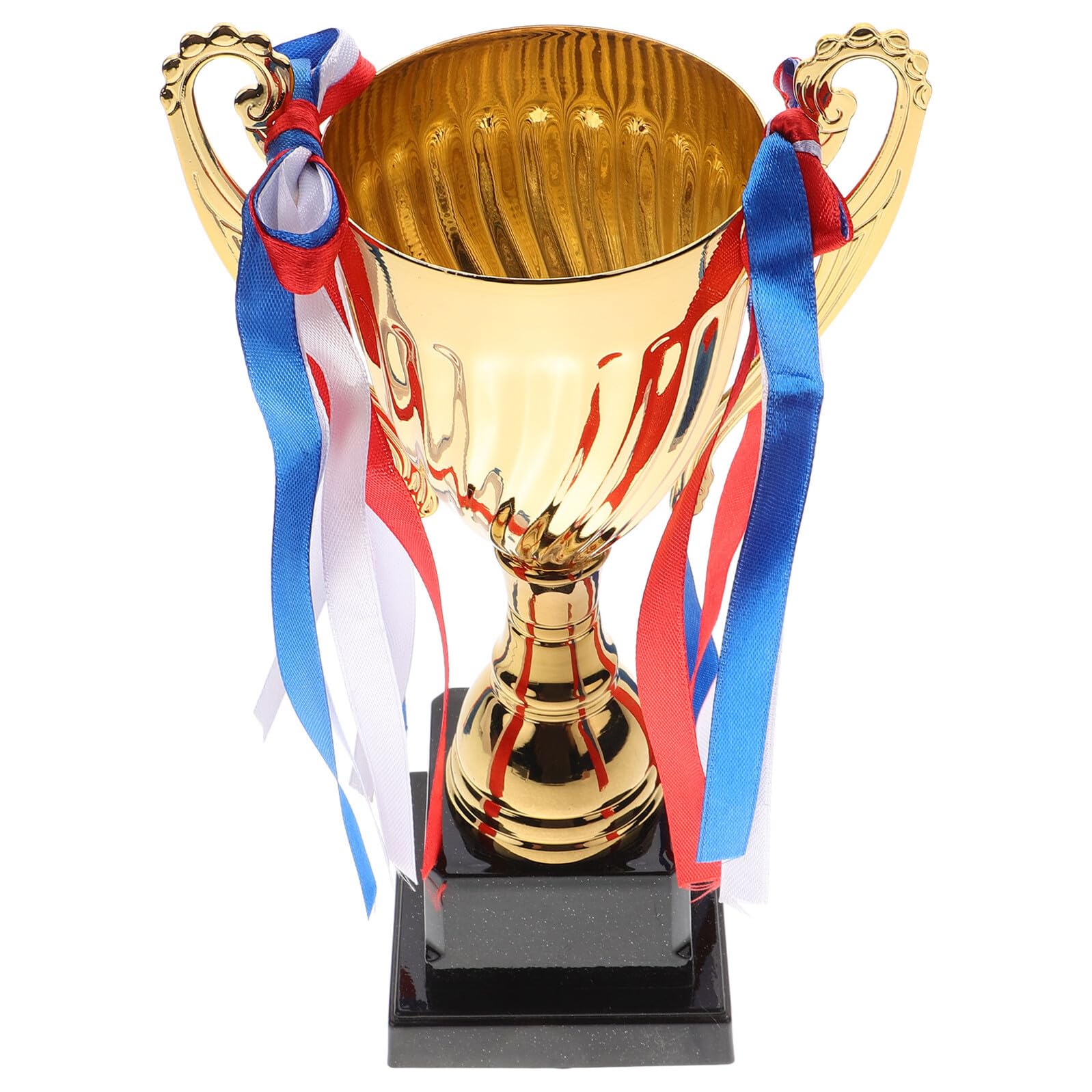 Mikinona Goldene Metalltrophäe für Sportturniere und Schulwettbewerbe | Stabile Displaybasis, Elegante Form mit Stilvollem Finish, Geeignet für Verschiedene Disziplinen und Leichtathletik