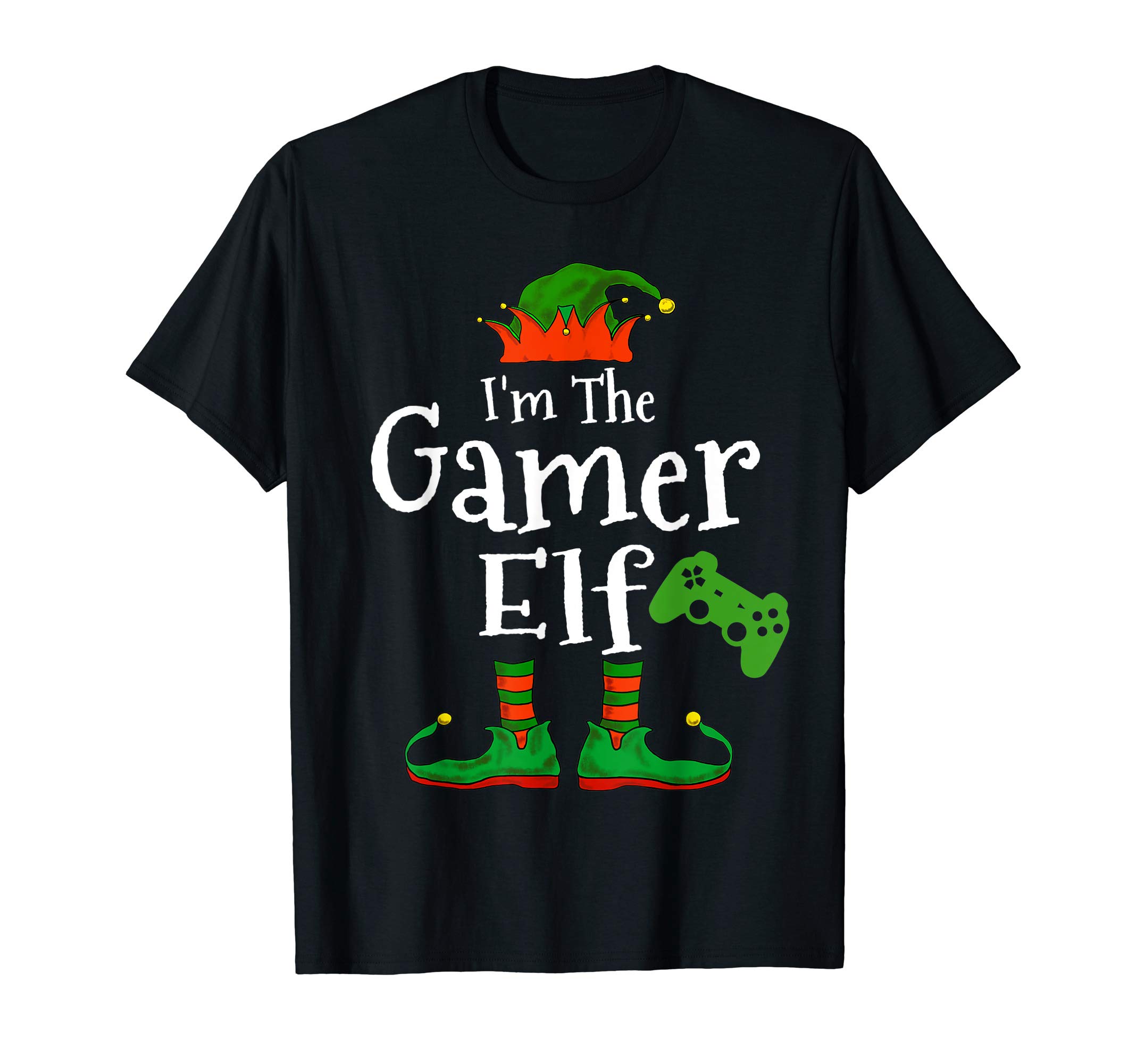 I'm The Gamer Elf Family Matching Funny Christmas Boys Gift T-Shirt