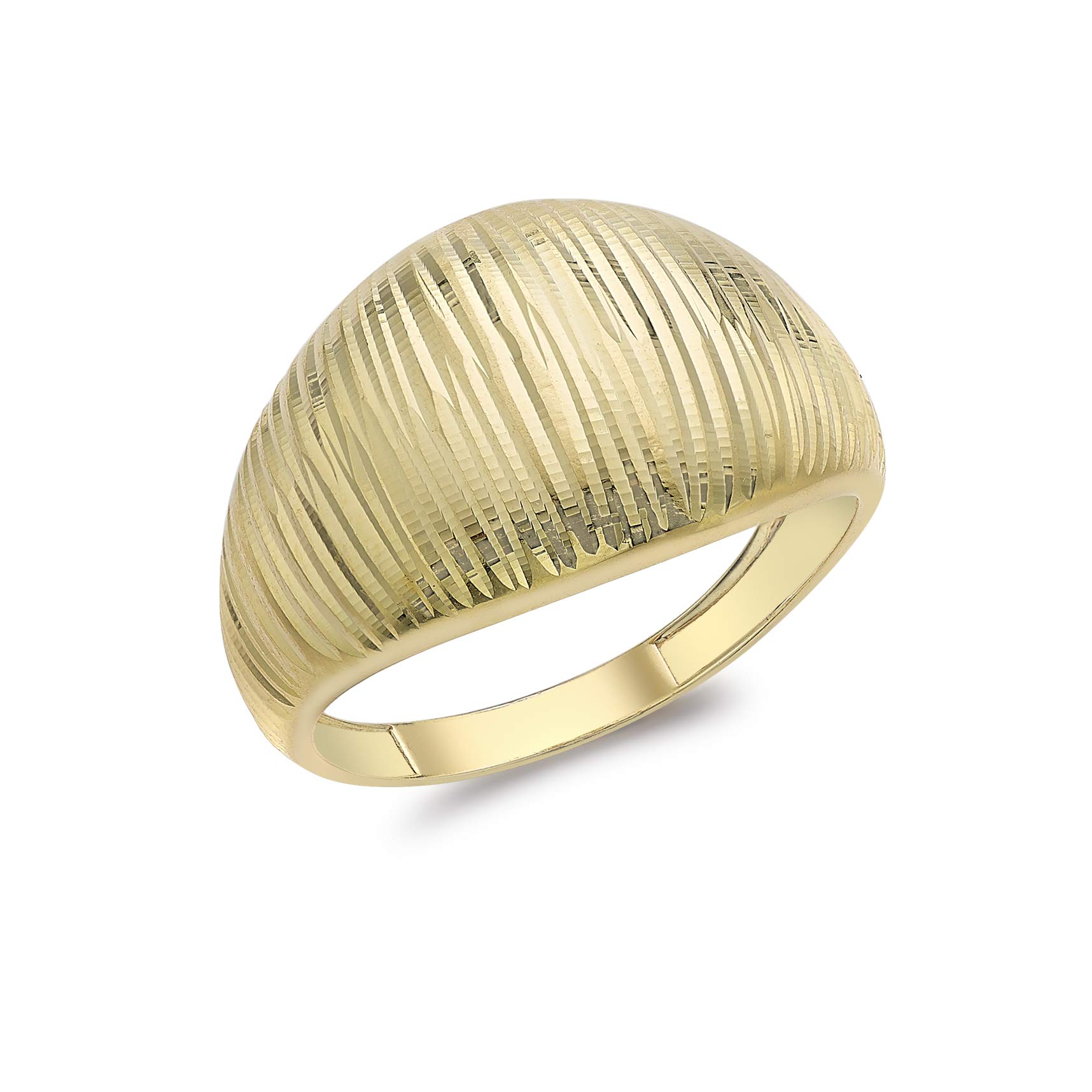 Carissima Gold Damen Diamantschliff Kuppel Ring 9k (375) Gelbgold