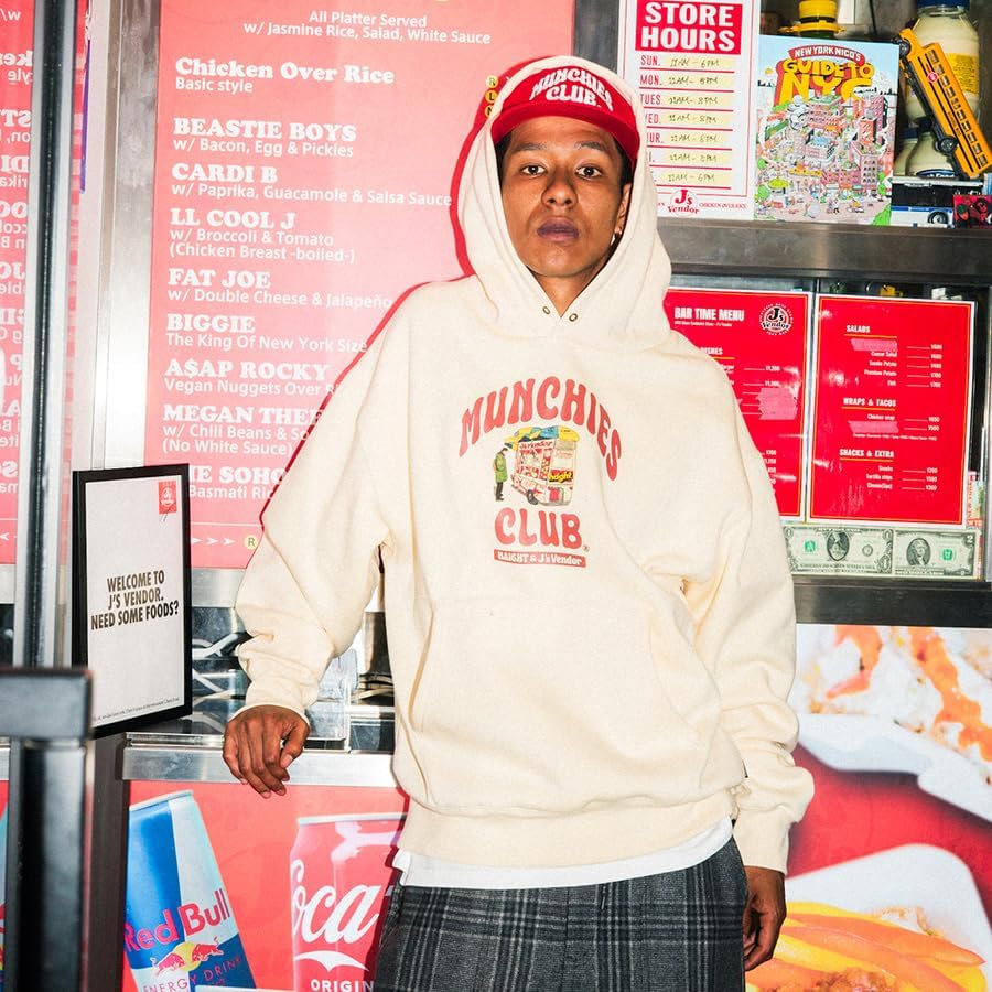 [HAIGHT] ヘイト パーカー MUNCHIES.C HOODIE フーディー プルオーバーパーカー 原宿 J&rsquo;s Vendor