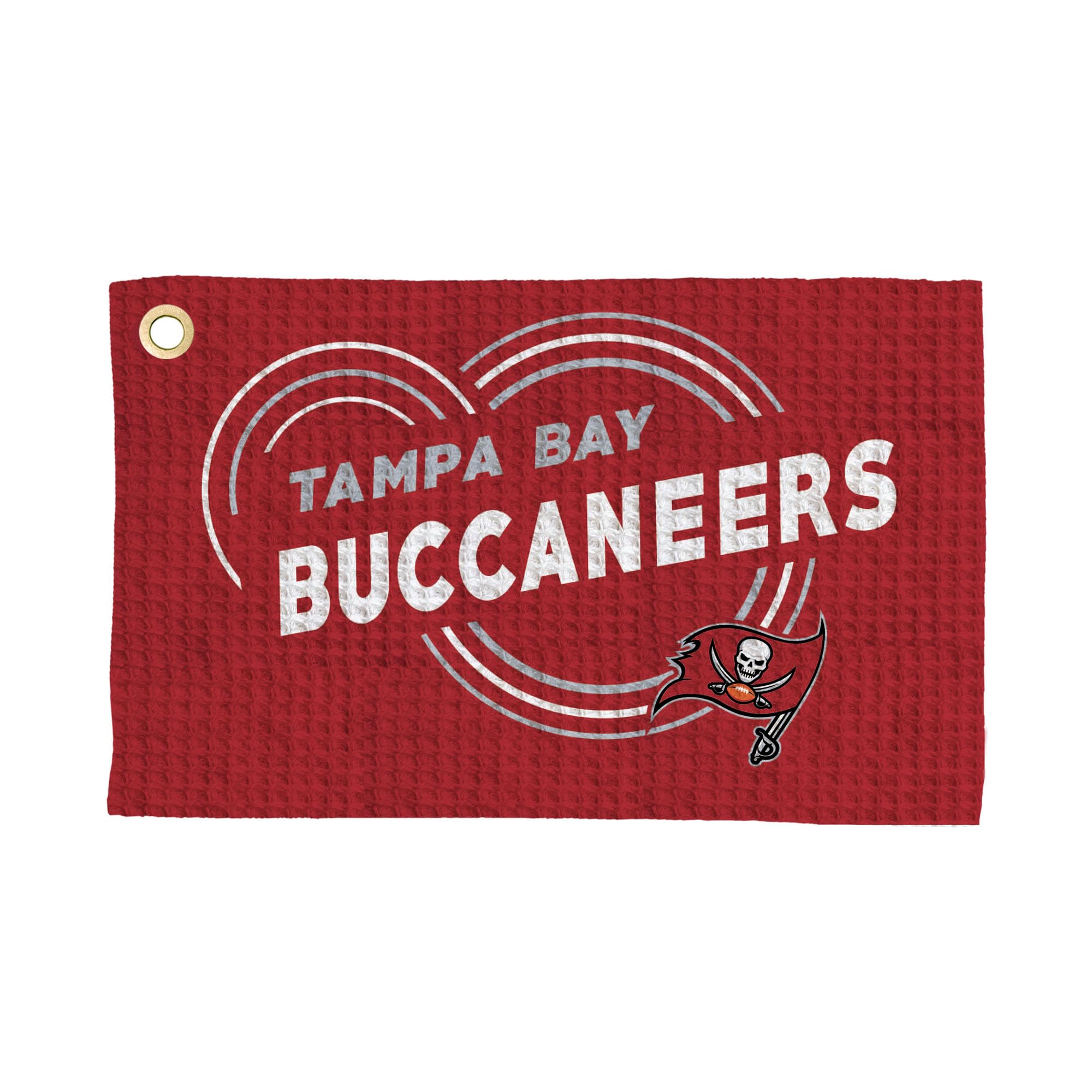 Tampa Bay Buccaneers NFL Droplets Waffle Fan Towel 16x25 inches