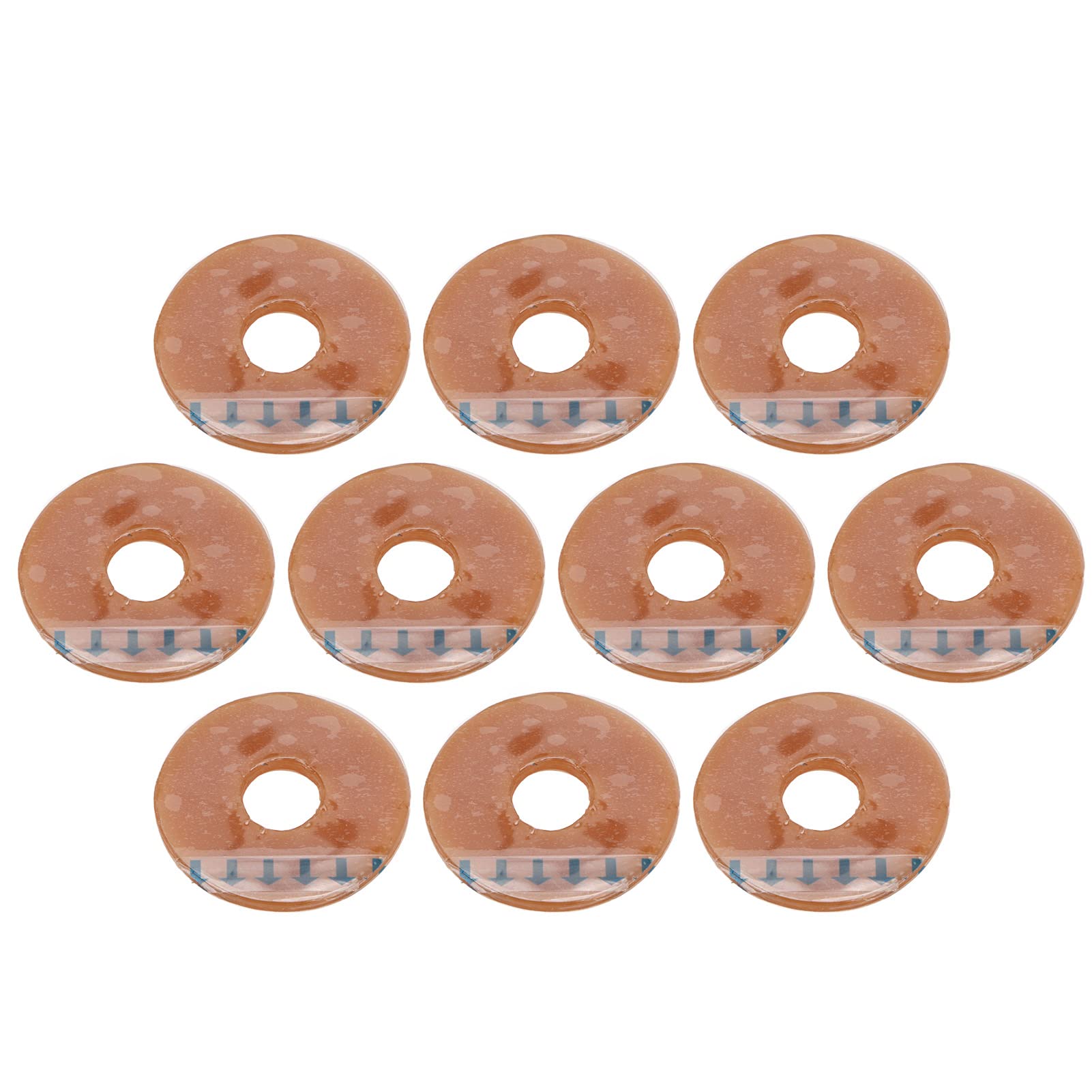 10 Stück Ostomie-Barriere-Ringe, Ostomie-Tasche, Hautbarriere, Silikon, formbar, auslaufsicher, Hautschutz, Kolostomie-Tasche, Hautbarriere