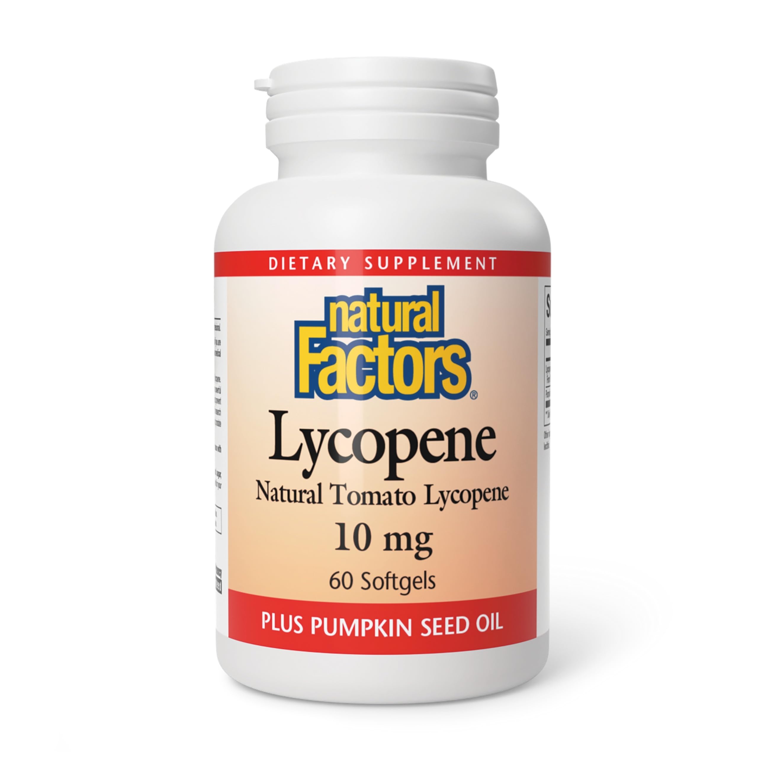 Natural Factors Lycopene 10 Mg 60 Softgels
