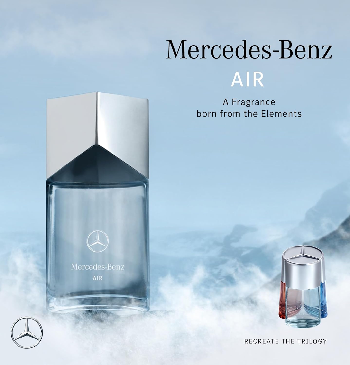 Mercedes Benz Air Eau de Parfum - Long Lasting Cologne for Men - Tonka Bean, Lavender, Patchouli Cologne - Travel Size Perfume for Men - 3.4 oz EDP - Image 5