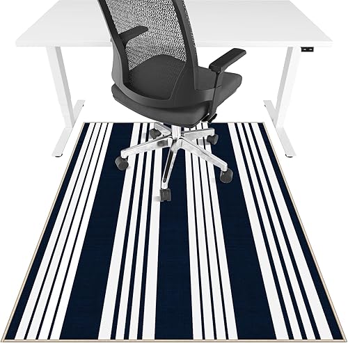 Tapete para silla de oficina para suelo de madera dura y azulejos, 36 x 48 pulgadas, tapete resistente para silla de escritorio para suelos duros,