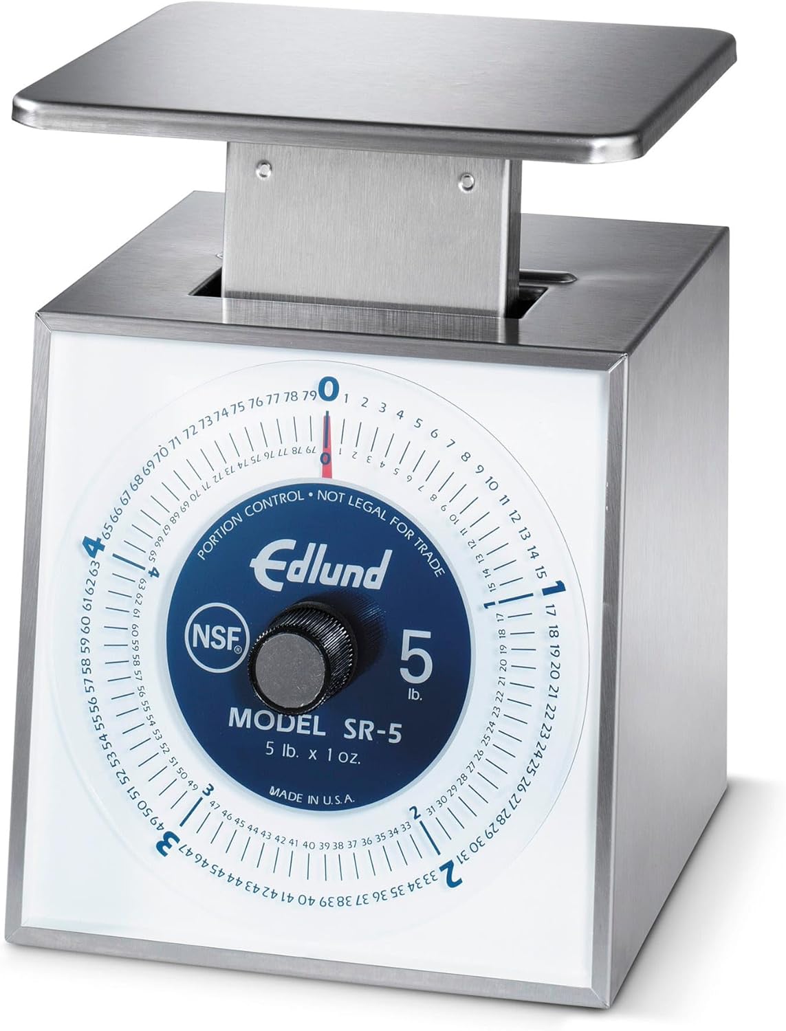Edlund Company Stainless Steel Scale, 5-Pound by 1-Ounce