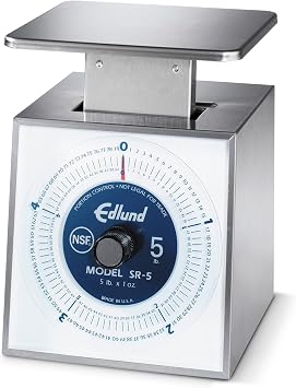 Edlund Company Stainless Steel Scale, 5-Pound by 1-Ounce