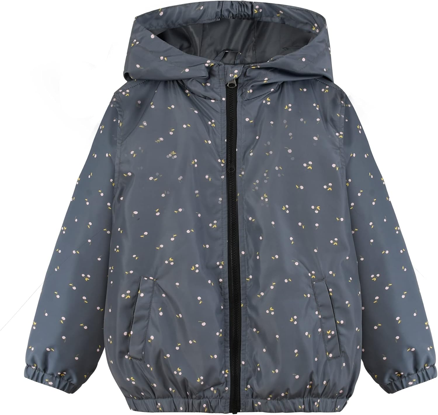 SUNDAY ROSE Boys Girls Rain Jackets Lightweight Waterproof Hooded Raincoats Windbreakers for Kids