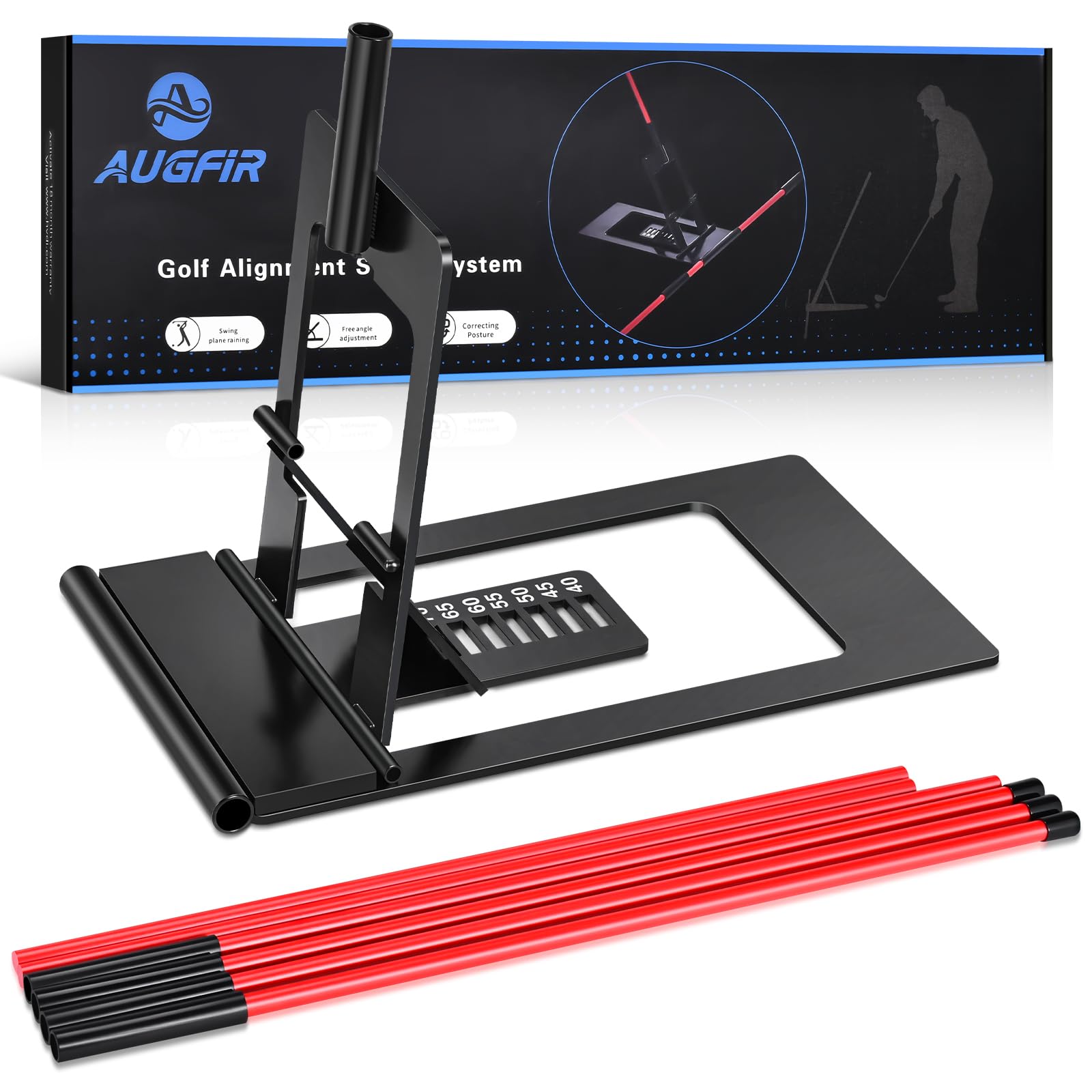 AugFir Golf Alignment Sticks Holder