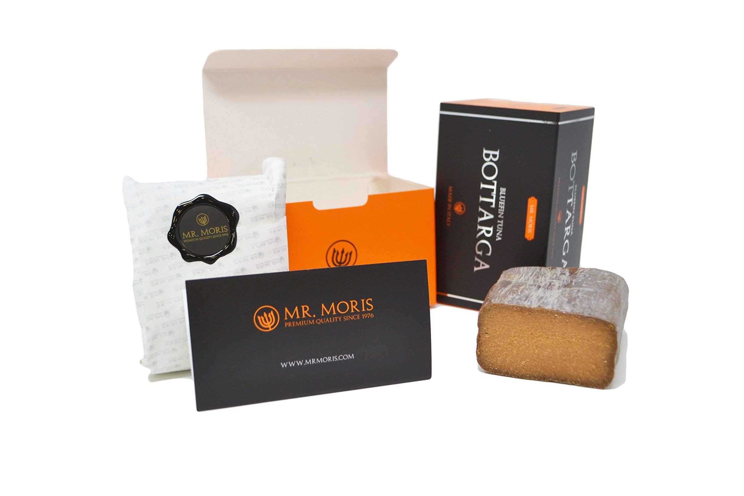 Boutargue de Thon Rouge Mr Moris Qualitè Premium Kosher Poutargue Bottarga (Medium - 125Gr ca)