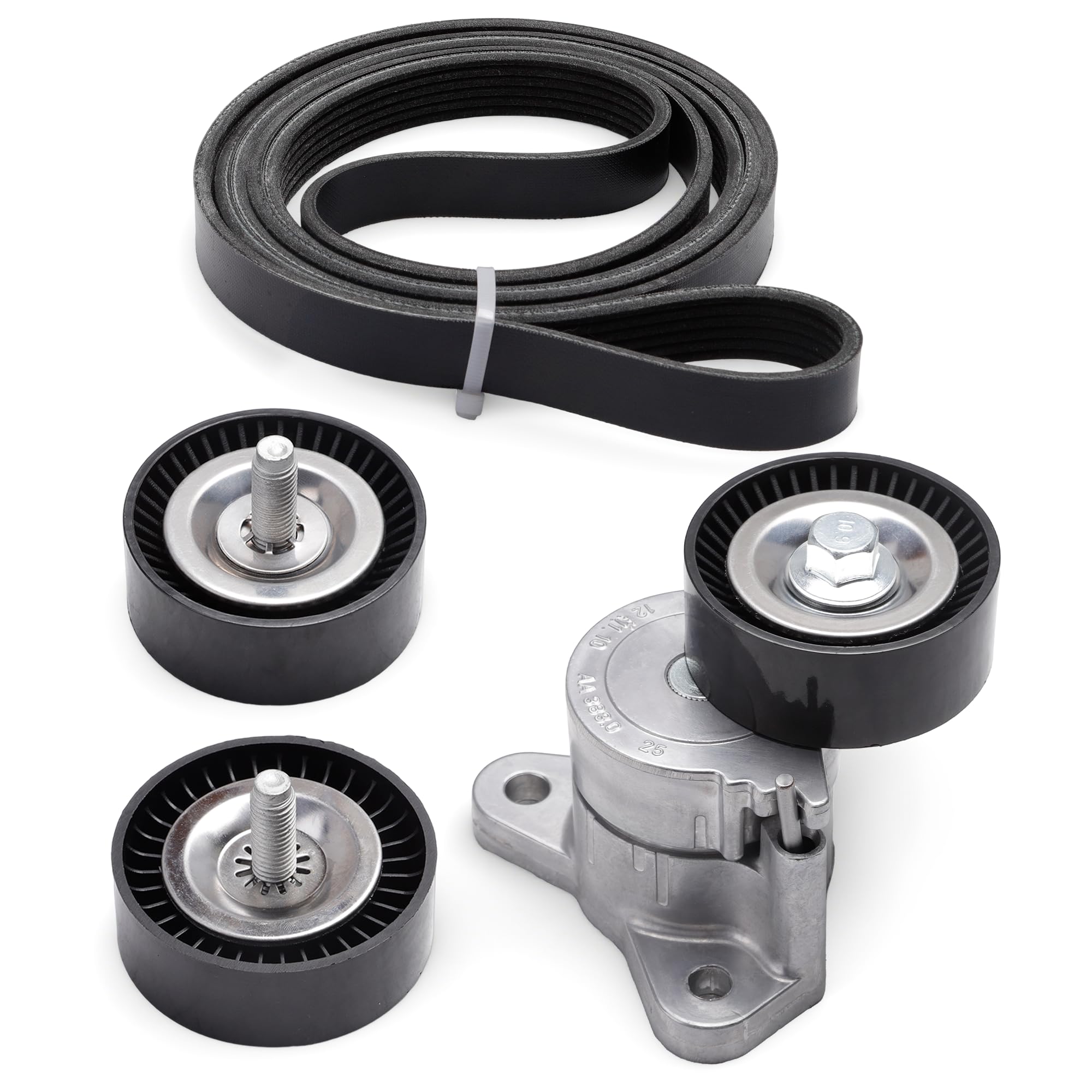 Belt Tensioner Serpentine Belt Idler Pulley Kit #39053 36322