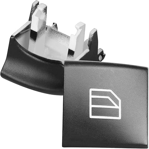 Miniatura 5 de Jaronx 2 botones de interruptor de ventana del conductor compatibles con Mercedes Benz, interruptor maestro de ventana de repuesto compatible con