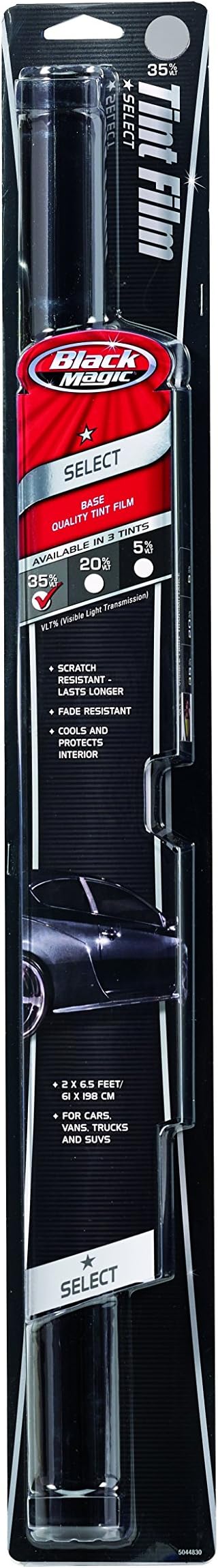 Black Magic 5044830 Select Scratch Resistant Tint Film, 35% VLT, 24-Inches x 78-Inches