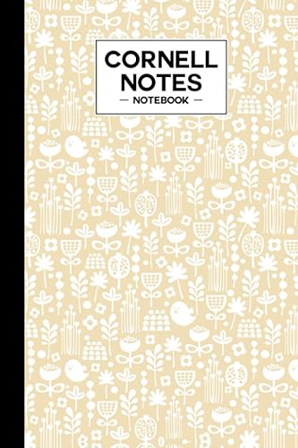 Cornell Notes Notebook Birds and Floral Cornell Notes Notebook, Cornell Note Paper Notebook, Cornell Paper, Organizing Notes System, Note Taking -