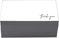 Vista 8 de RXBC2011 100 tarjetas de agradecimiento por el apoyo, diseño de letras escritas a mano, notas de agradecimiento a granel para todas las ocasiones